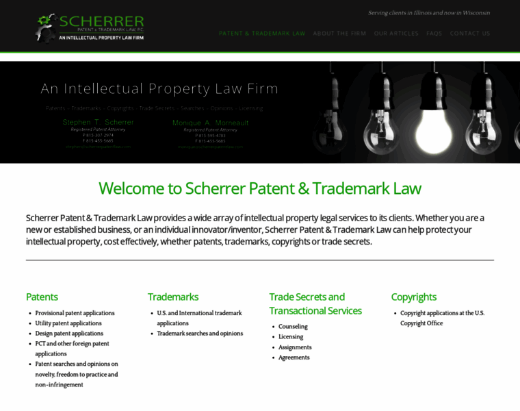 Scherrerpatentlaw.com thumbnail