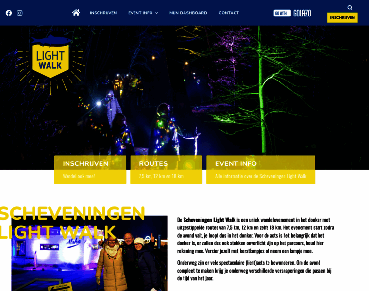 Scheveningenlightwalk.nl thumbnail
