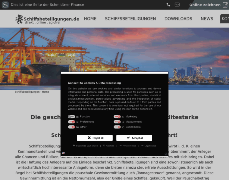 Schiffsfonds-online.de thumbnail