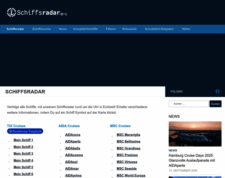 Schiffsradar.org thumbnail