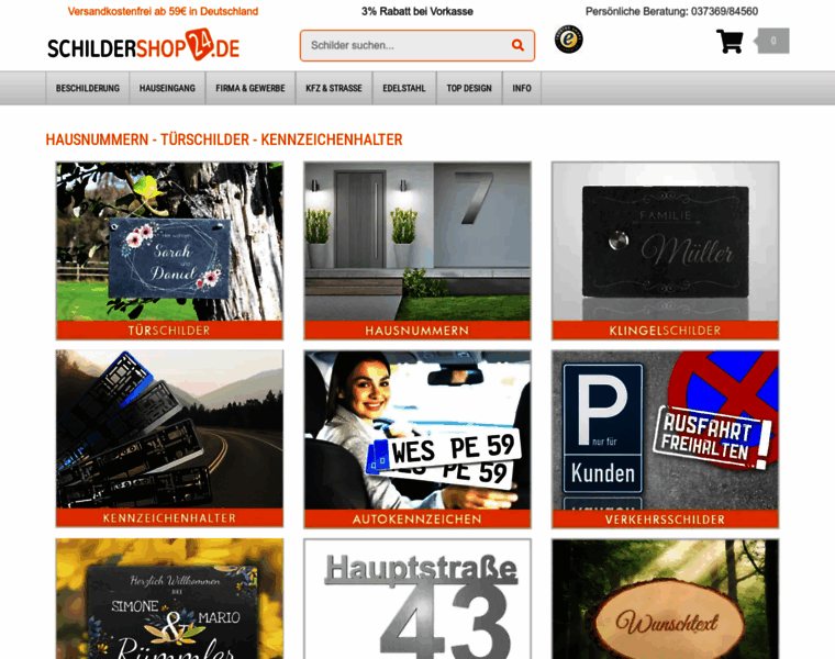 Schildershop24.de thumbnail Schildershop24.de thumbnail