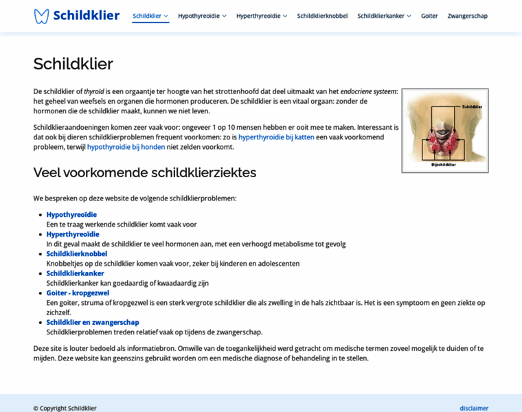Schildklier.org thumbnail Schildklier.org thumbnail