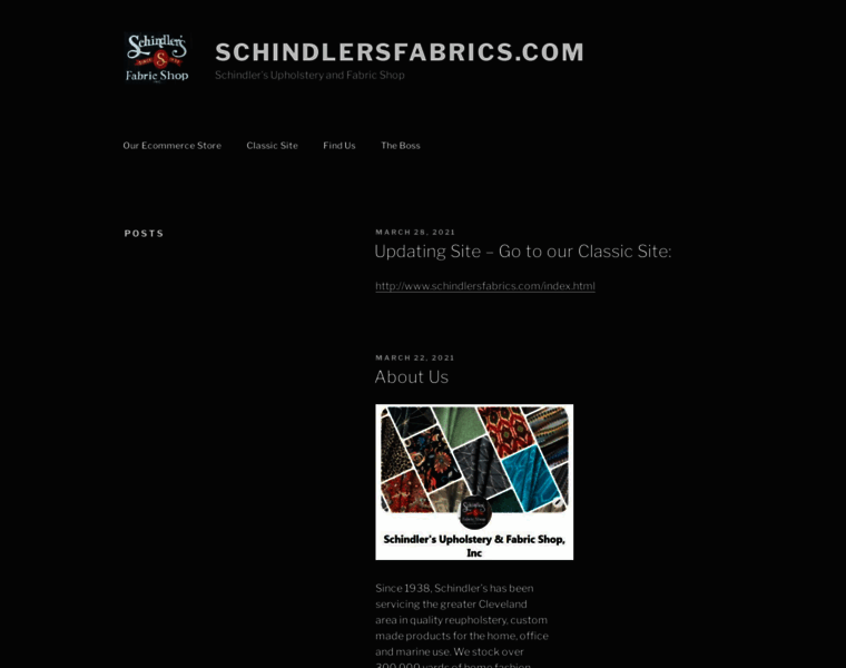 Schindlersfabrics.com thumbnail