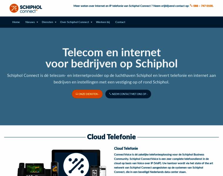 Schipholconnect.nl thumbnail