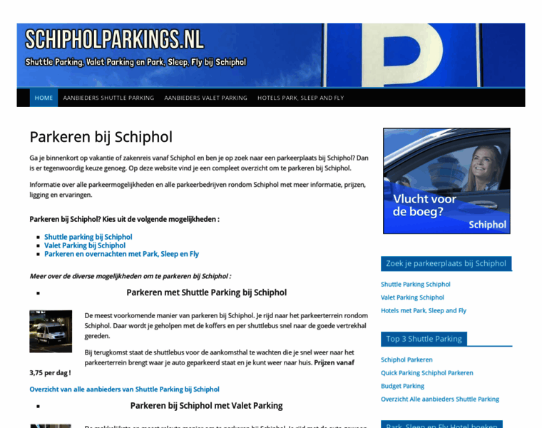 Schipholparkings.nl thumbnail