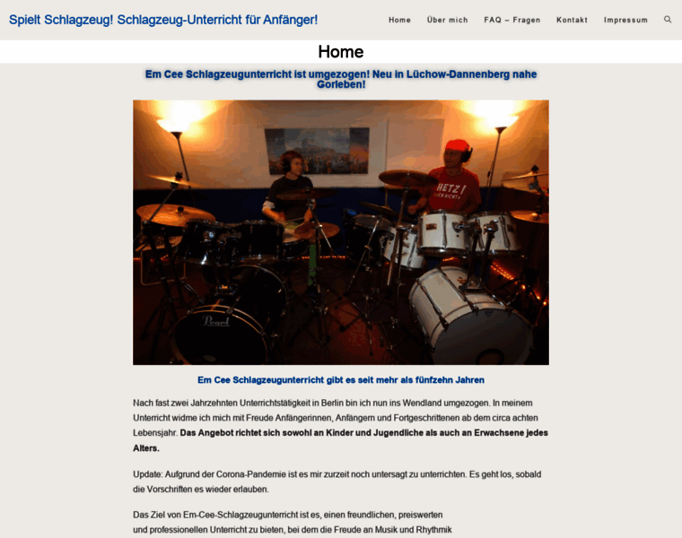Schlagzeug-anfaenger.de thumbnail