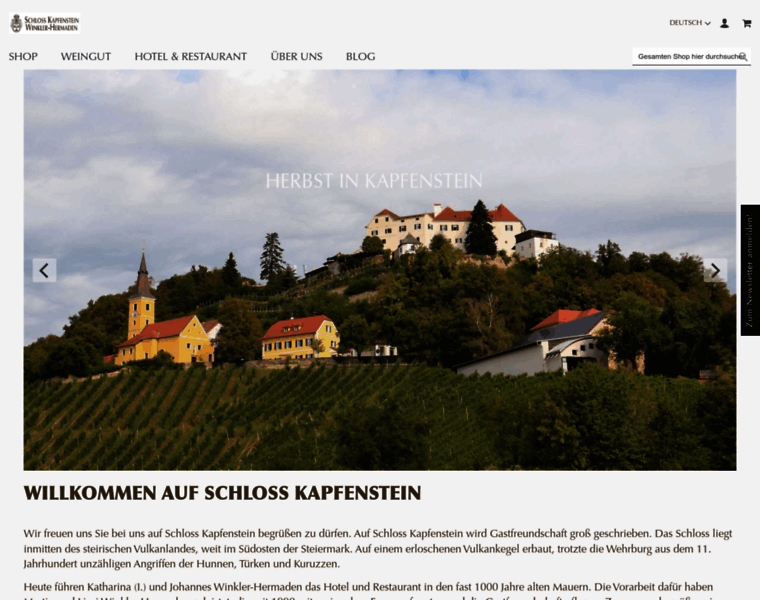 Schloss-kapfenstein.at thumbnail