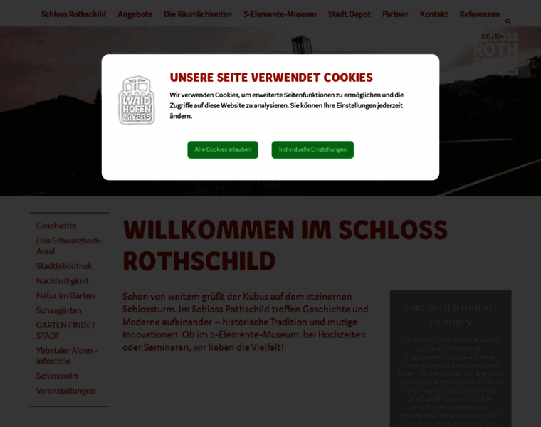Schloss-rothschild.at thumbnail
