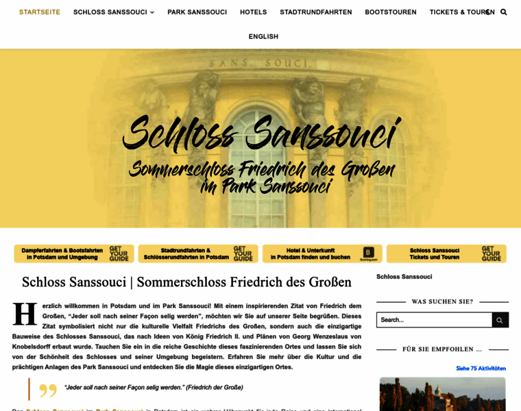 Schloss-sanssouci.info thumbnail