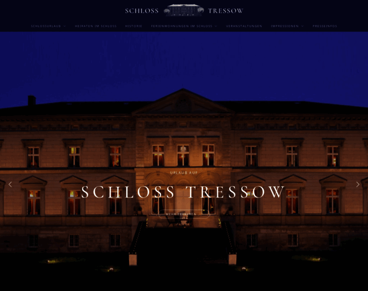 Schloss-tressow.de thumbnail