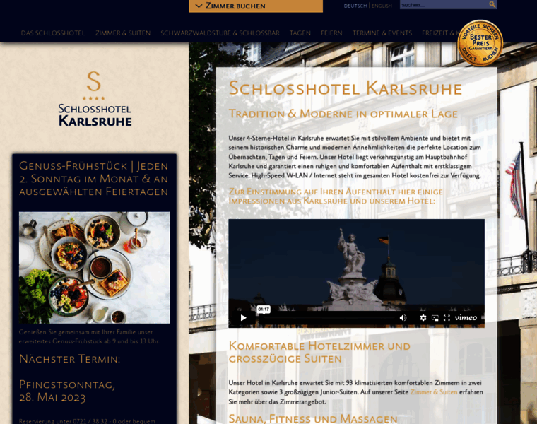 Schlosshotel-karlsruhe.de thumbnail