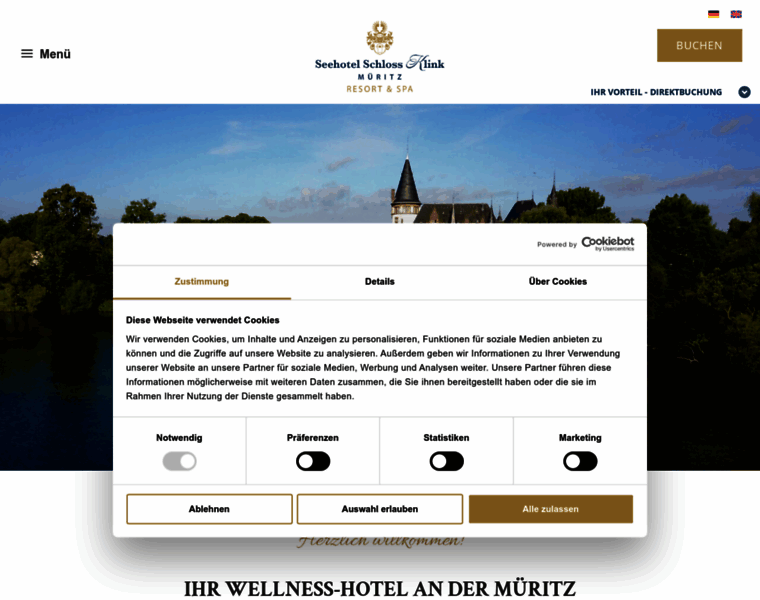 Schlosshotel-klink.de thumbnail