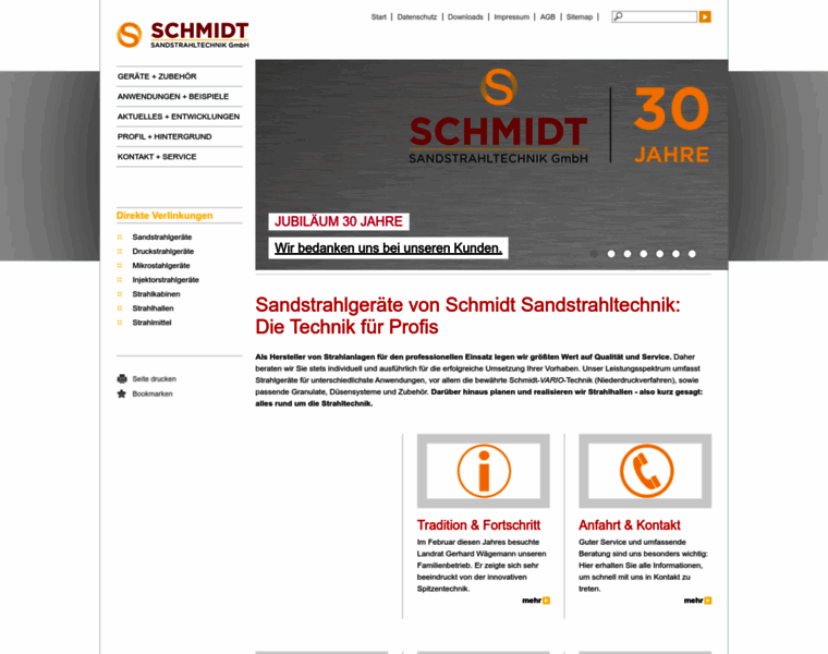 Schmidt-sandstrahltechnik.de thumbnail