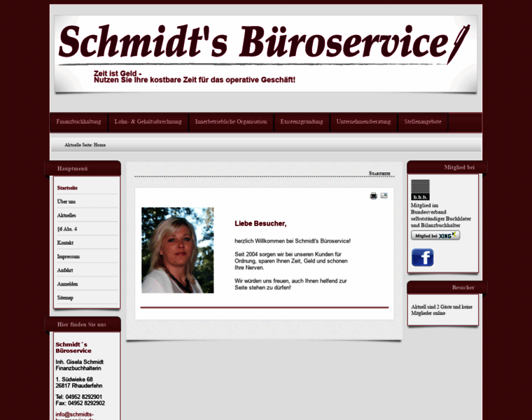 Schmidts-bueroservice.de thumbnail