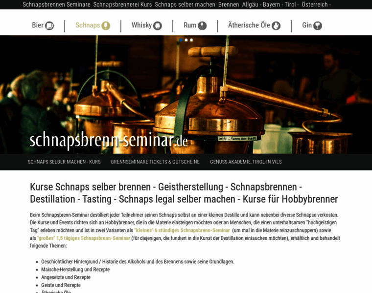 Schnapsbrenn-seminar.de thumbnail