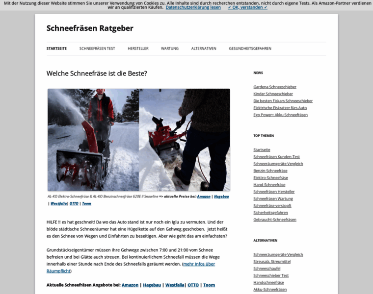Schneefraesen.org thumbnail