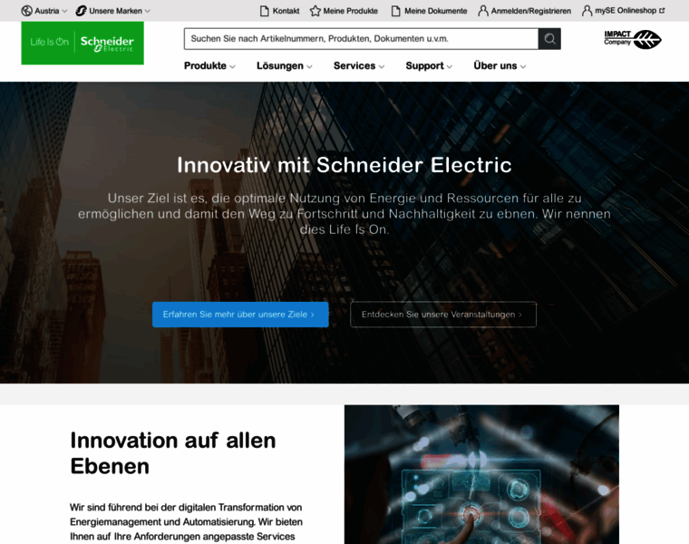 Schneider-electric.at thumbnail