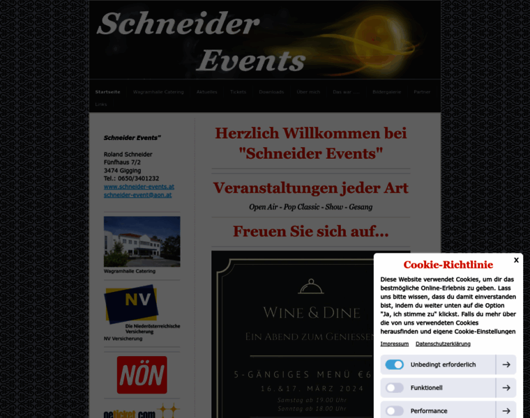 Schneider-events.at thumbnail