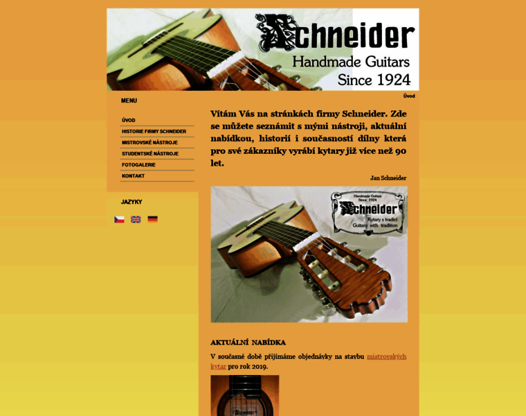 Schneider-kytary.com thumbnail