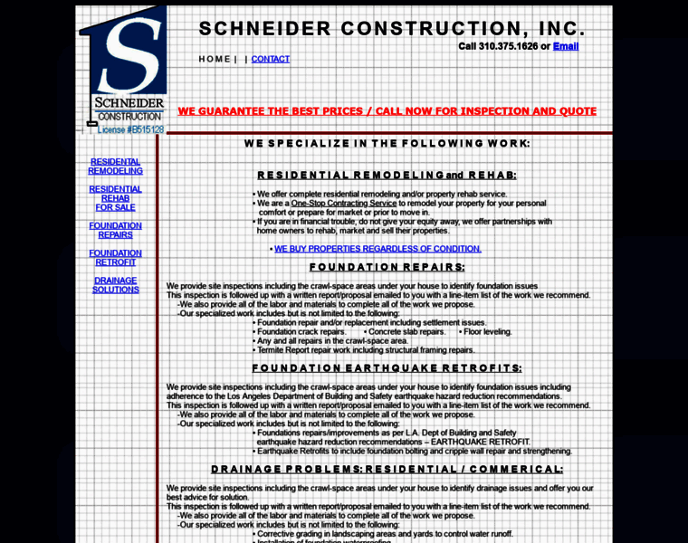 Schneiderconstructioninc.com thumbnail