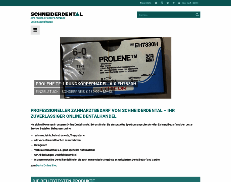 Schneiderdental.de thumbnail