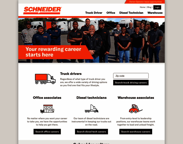 Schneiderjobs.com thumbnail