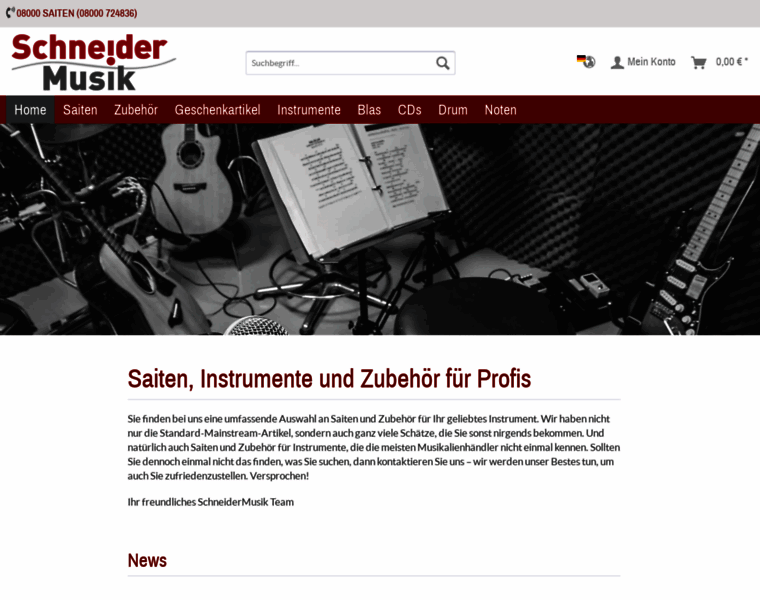 Schneidermusik.de thumbnail