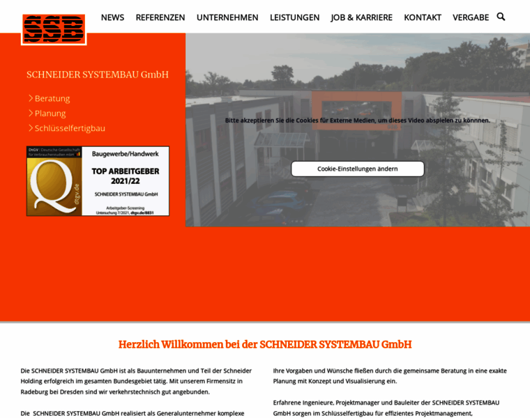 Schneidersystembau.de thumbnail