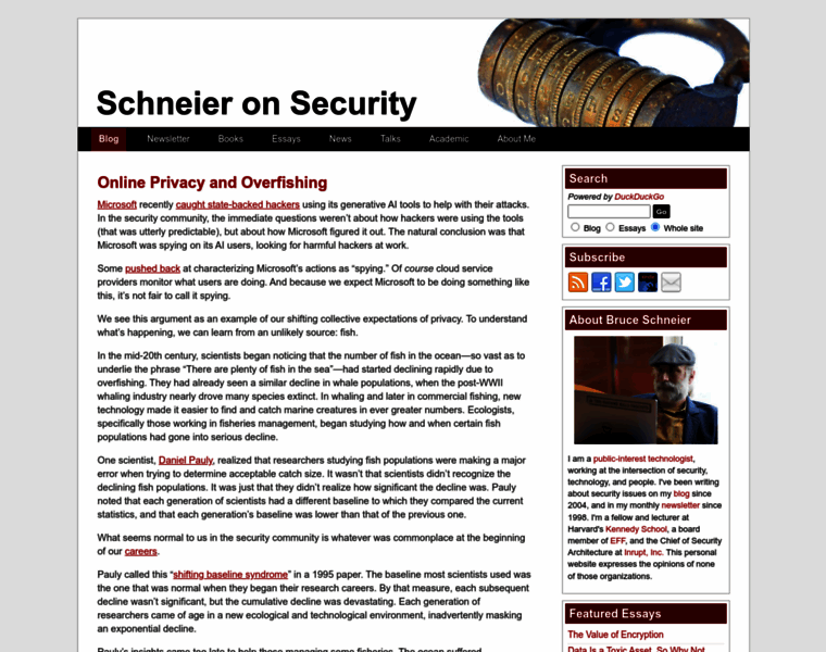 Schneier.com thumbnail