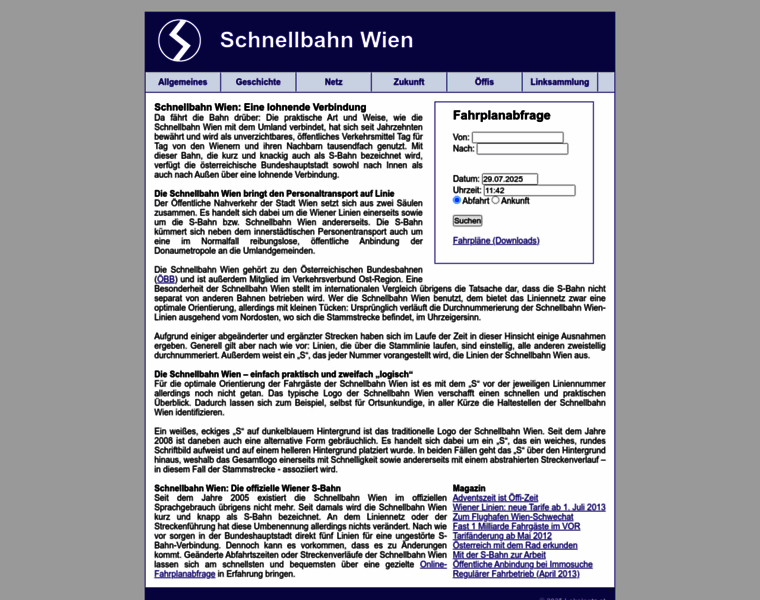 Schnellbahn-wien.at thumbnail