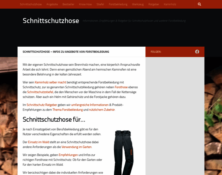 Schnittschutz-guide.de thumbnail