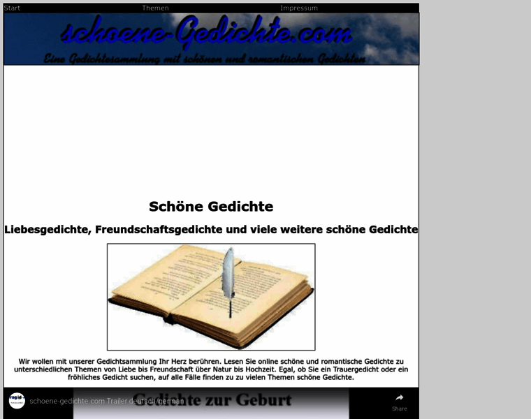 Schoene-gedichte.com thumbnail