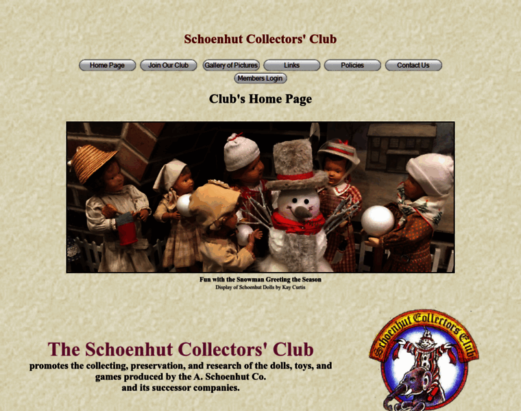 Schoenhutcollectorsclub.org thumbnail