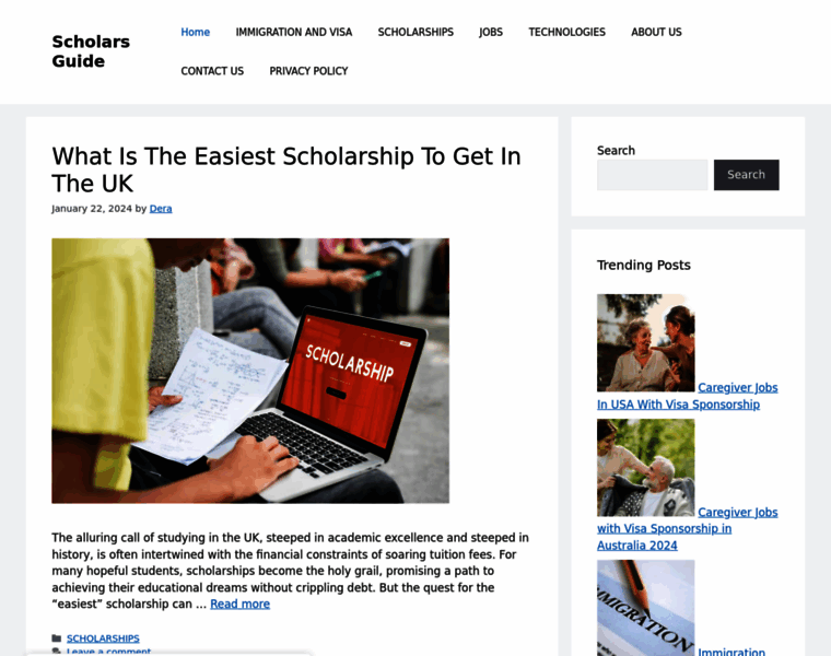 Scholarsguideng.com thumbnail