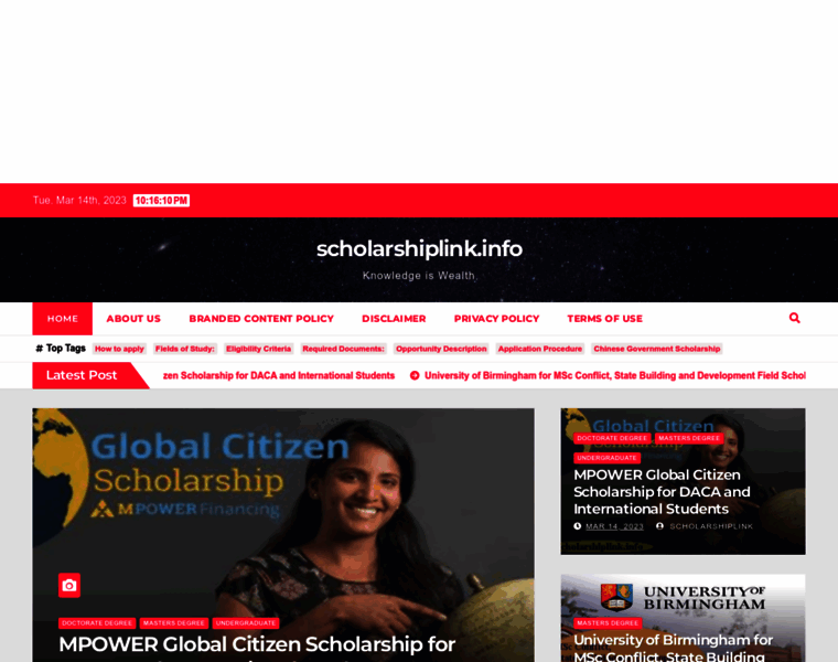 Scholarshiplink.info thumbnail