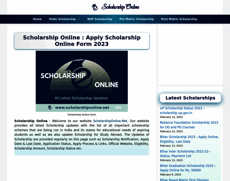 Scholarshiponline.net thumbnail