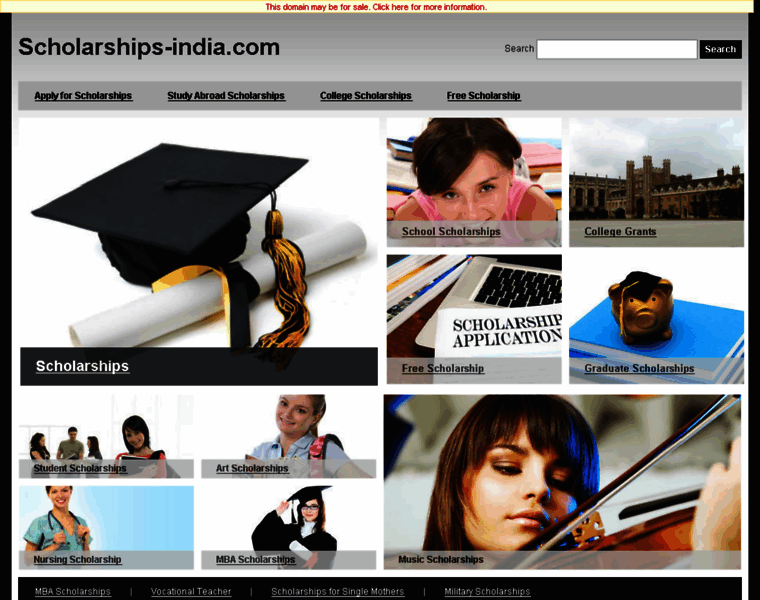 Scholarships-india.com thumbnail