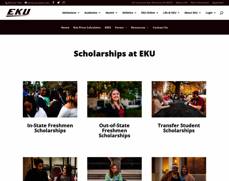 Scholarships.eku.edu thumbnail