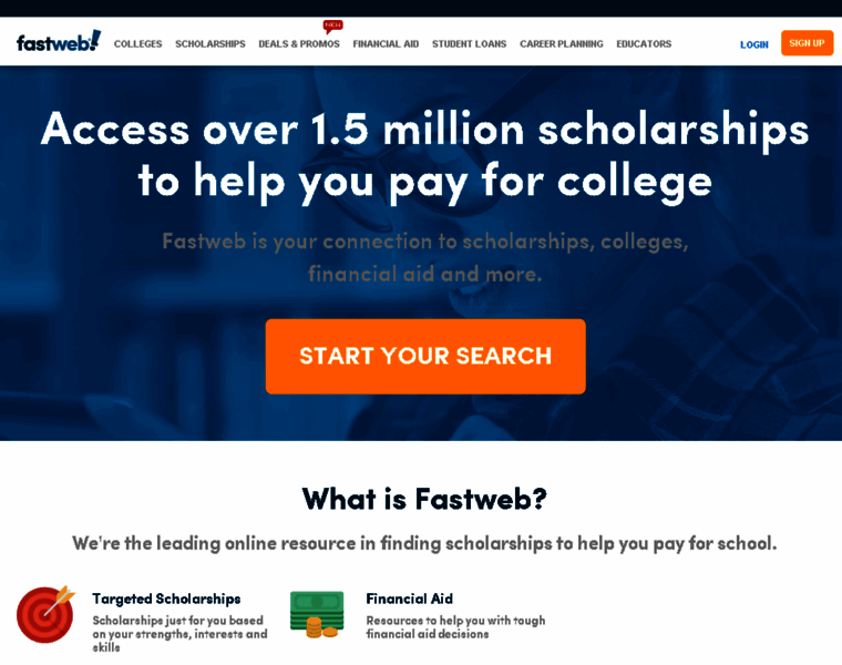 Scholarships.fastweb.com thumbnail