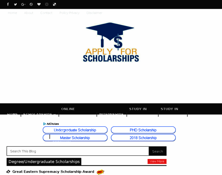 Scholarshipsreview.info thumbnail