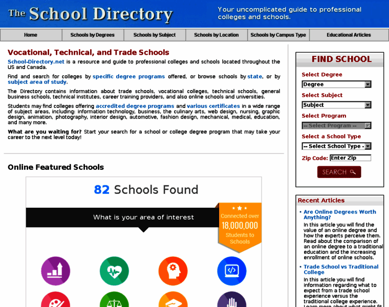 School-directory.net thumbnail