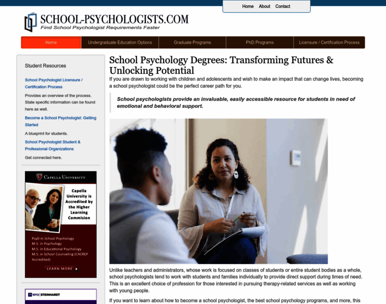 School-psychologists.com thumbnail