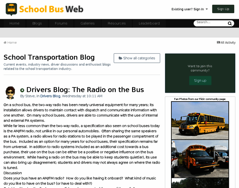 Schoolbusweb.com thumbnail
