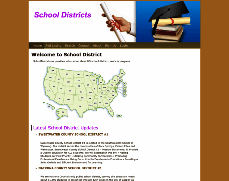 Schooldistricts.us thumbnail