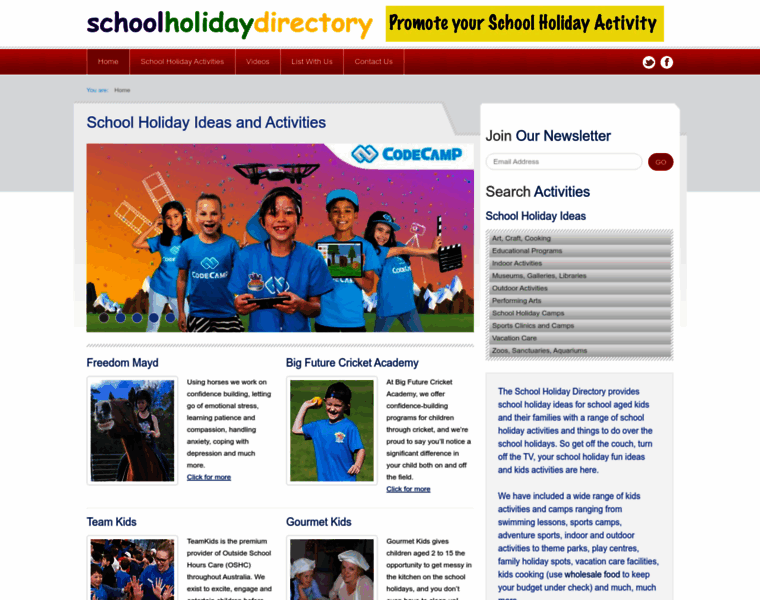 Schoolholidaydirectory.com.au thumbnail
