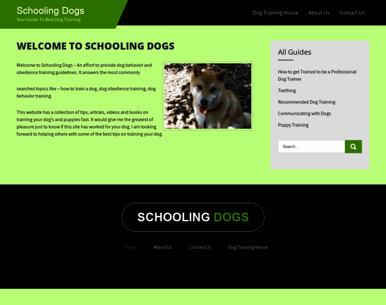 Schoolingdogs.com thumbnail
