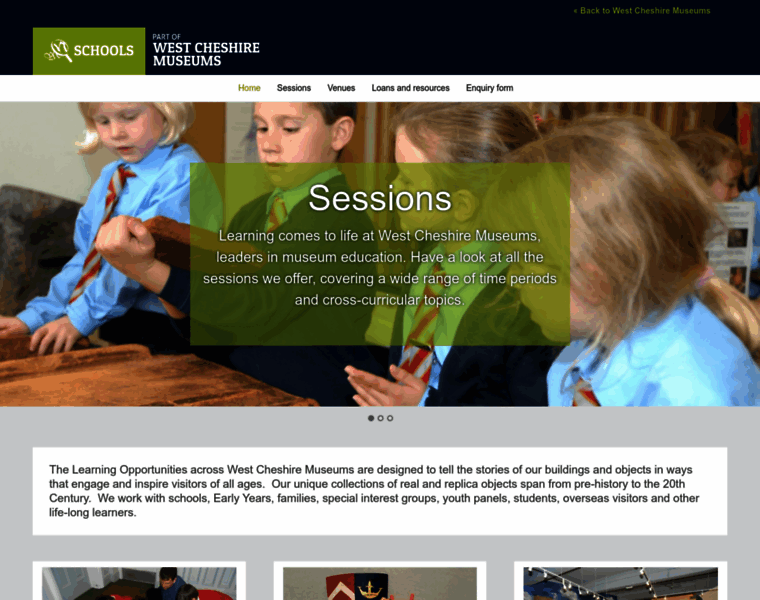 Schools.westcheshiremuseums.co.uk thumbnail