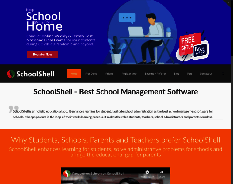 Schoolshell.com thumbnail
