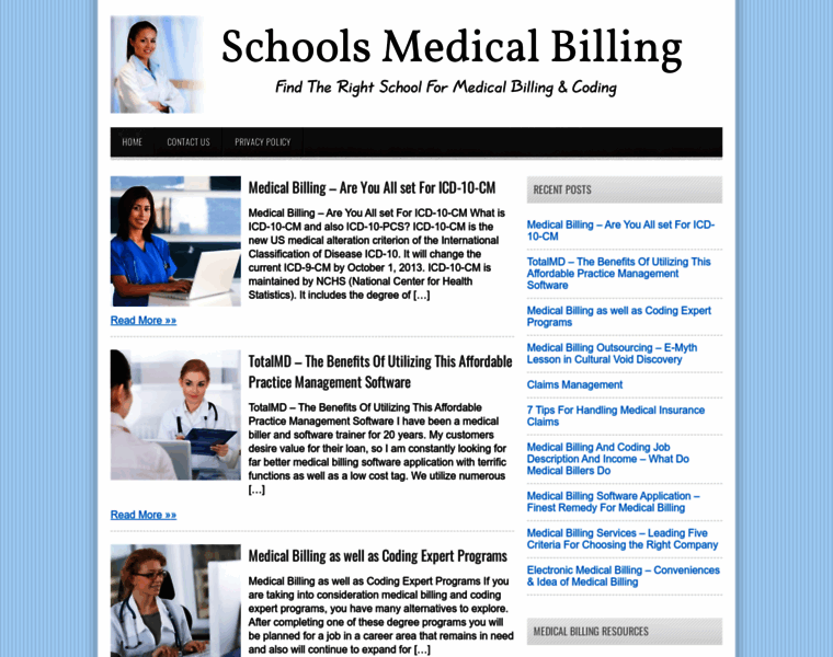 Schoolsmedicalbilling.org thumbnail