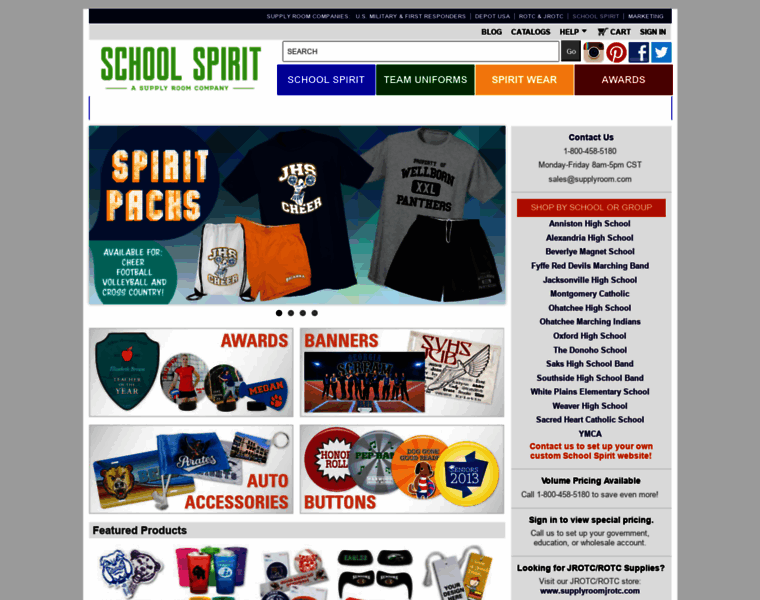 Schoolspiritsr.com thumbnail